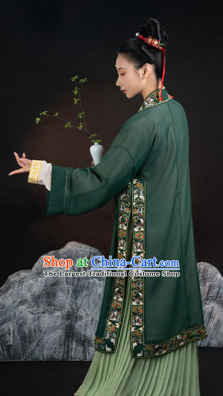 China Ancient Palace Beauty Historical Clothing Traditional Song Dynasty Imperial Consort Hanfu Dress Apparels