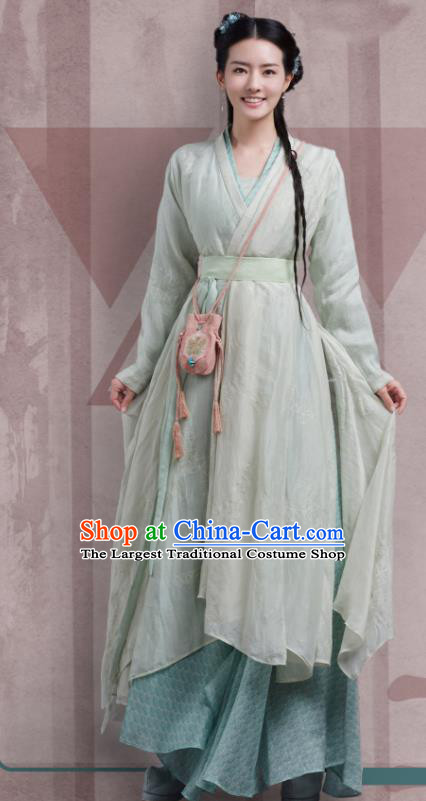 China Drama The Blessed Girl Li Sha Costumes Traditional Young Lady Clothing Ancient Saintess Dress Garments