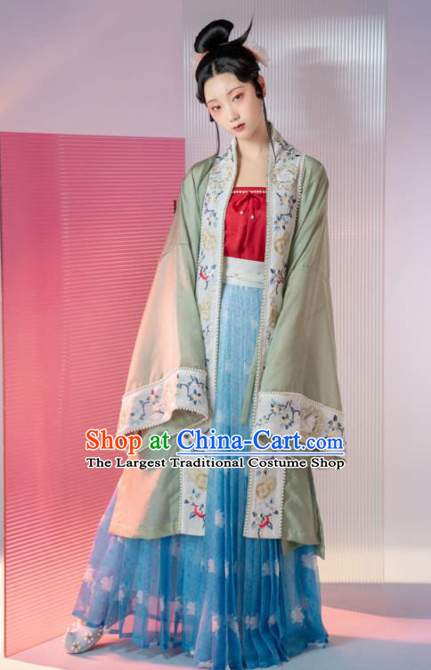 China Ancient Palace Infanta Hanfu Clothing Traditional Song Dynasty Court Princess Historical Costume