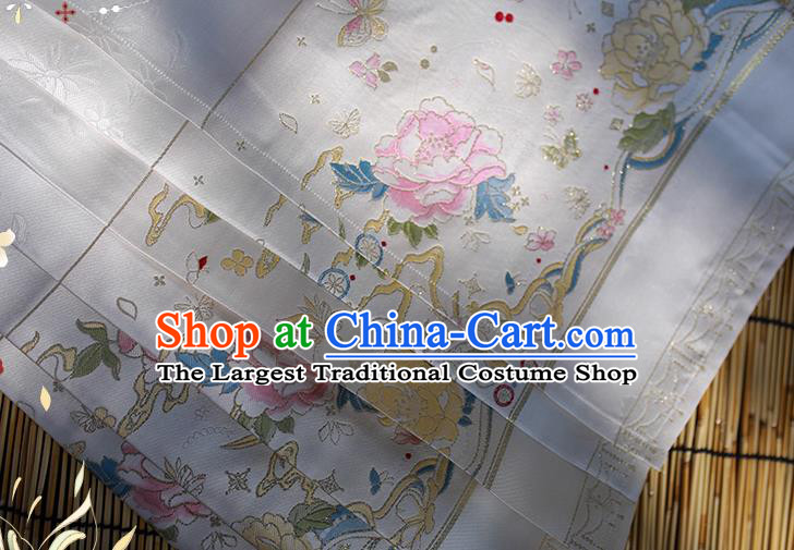 China Traditional Embroidered Hanfu Clothing Ancient Ming Dynasty Royal Princess Historical Costumes Full Set