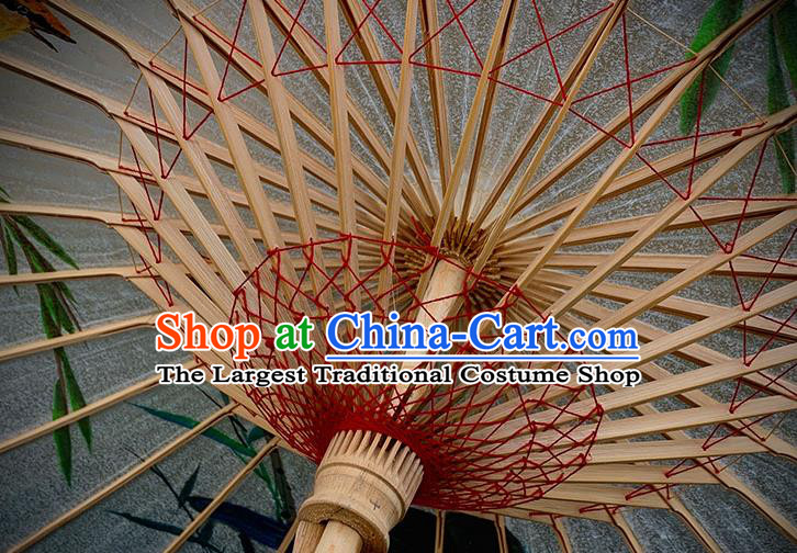 China Traditional Craft Handmade Oil Paper Umbrella Classical Dance Painting Plum Oilpaper Umbrella