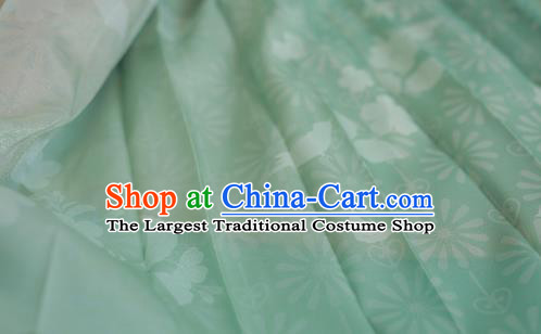 China Song Dynasty Noble Lady Historical Costumes Ancient Young Beauty Green Hanfu Dress Clothing