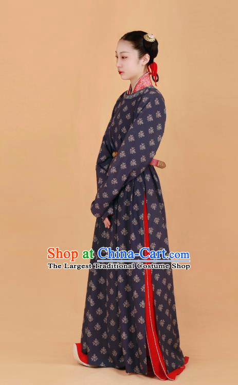 China Ancient Noble Woman Hanfu Apparels Traditional Song Dynasty Imperial Empress Historical Clothing and Headdress Full Set