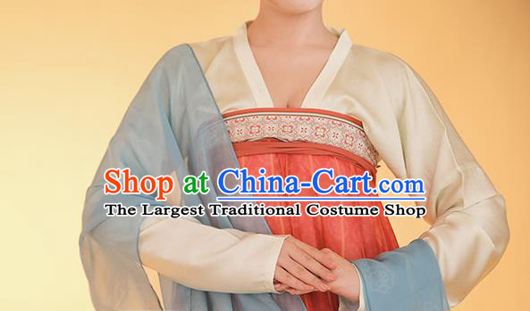 China Ancient Court Maid Hanfu Dress Apparels Traditional Tang Dynasty Palace Lady Historical Clothing