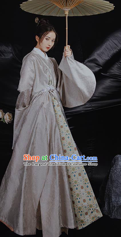 China Ancient Swordsman Hanfu Robe Garment Traditional Ming Dynasty Nobility Childe Historical Costume
