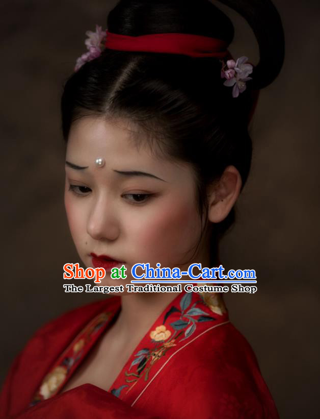 China Ancient Royal Princess Hanfu Dress Traditional Song Dynasty Noble Lady Historical Garment Costumes Complete Set