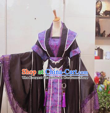 China Traditional Cosplay Jin Dynasty Court Queen Clothing Ancient Empress Hanfu Dress