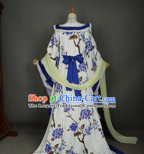 China Cosplay Court Woman Clothing Ancient Queen Garments Traditional Tang Dynasty Empress Hanfu Dress