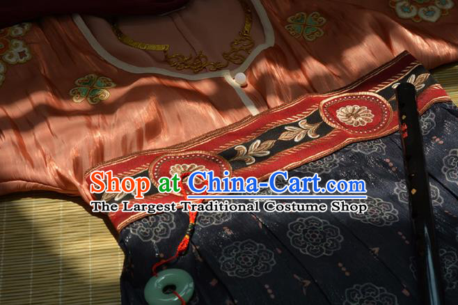 China Traditional Tang Dynasty Court Princess Historical Clothing Ancient Palace Lady Hanfu Dress Garments for Women