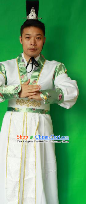 China Ancient Swordsman Hua Wuque Garment Costume Cosplay Drama The Legendary Siblings Young Childe Hanfu Clothing and Hair Accessories