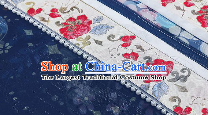 China Song Dynasty Court Beauty Historical Garment Costumes Ancient Palace Princess Hanfu Dress Clothing Complete Set