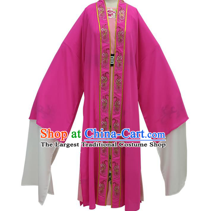 China Peking Opera Scholar Rosy Garments Traditional Beijing Opera Xiaosheng Clothing