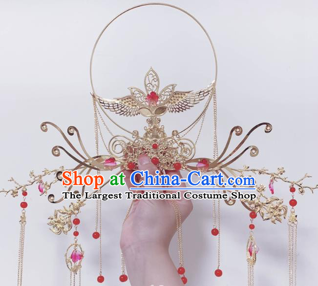 China Ancient Swordsman Hair Crown Traditional Cosplay Prince Wedding Hair Accessories