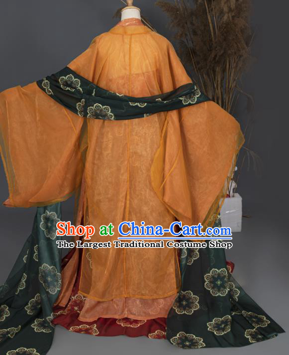China Traditional Cosplay Tang Dynasty Court Beauty Clothing Ancient Palace Princess Hanfu Dress Garments