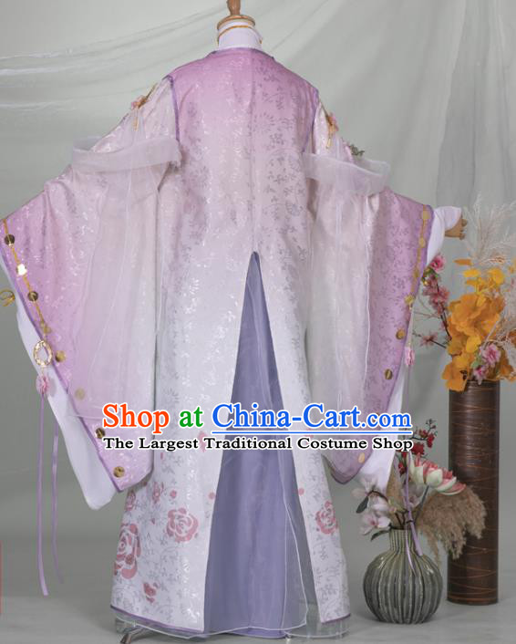 Chinese Ancient Crown Prince Hanfu Clothing Traditional Cosplay Han Dynasty Swordsman Garment Costumes