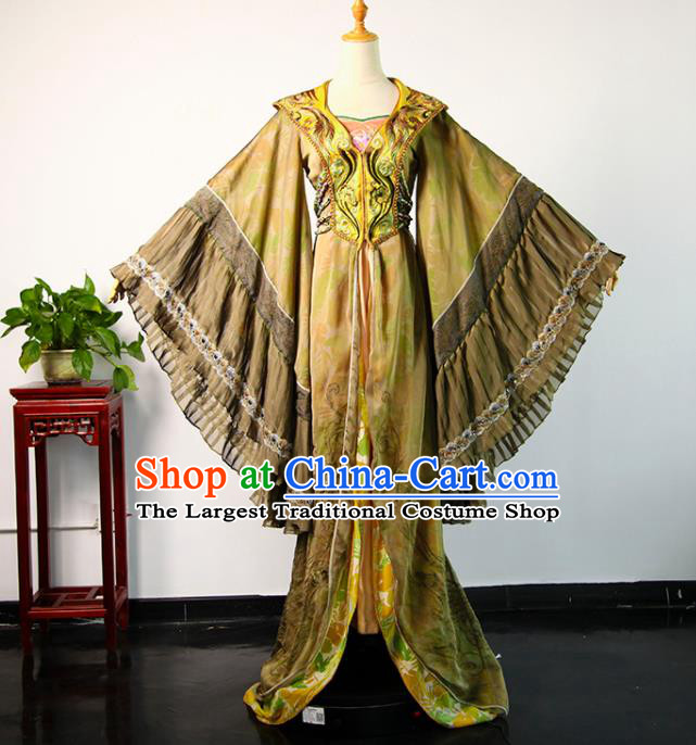 China Ancient Imperial Concubine Hanfu Dress Tang Dynasty Court Beauty Garments Traditional Drama Consort Yang Clothing