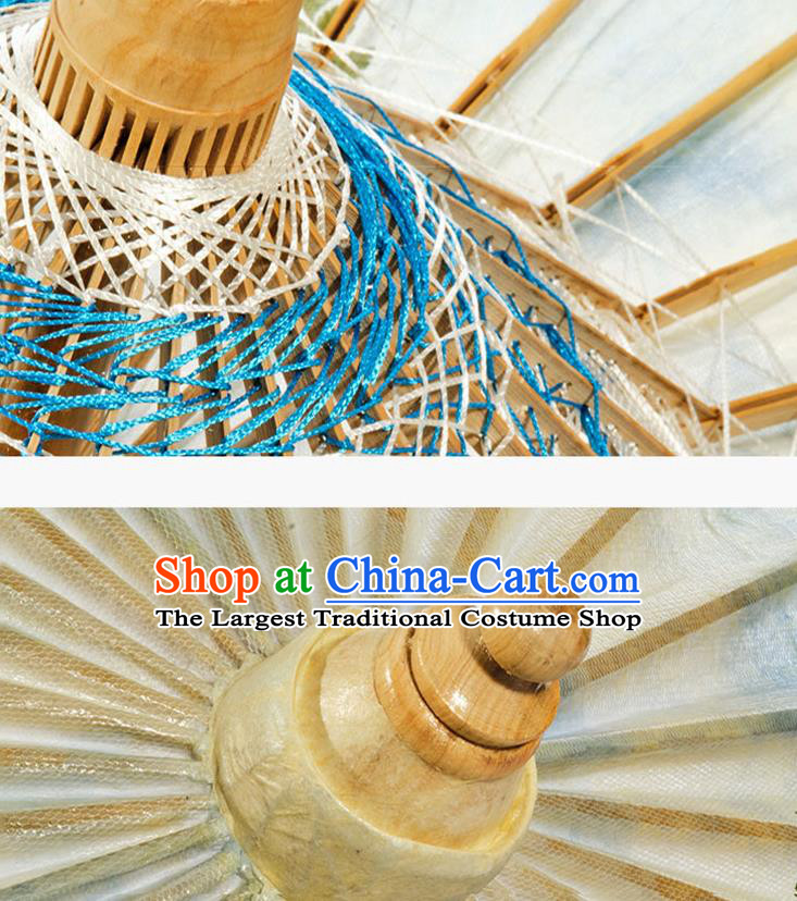 China Handmade Oil Paper Umbrella Traditional Drama Umbrellas Classical Dance Umbrella Printing Manjusaka Paper Umbrella