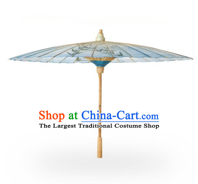 China Printing Bamboo Paper Umbrella Handmade Oil Paper Umbrella Traditional Drama Umbrellas Classical Dance Umbrella