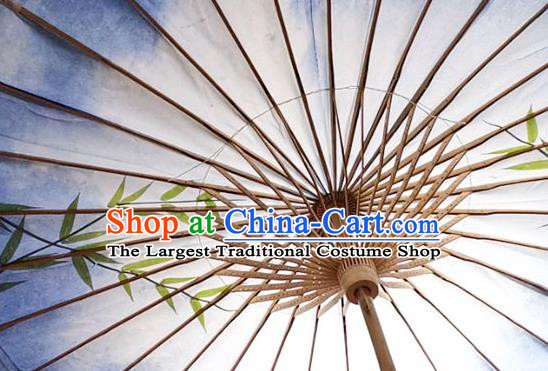China Printing Bamboo Paper Umbrella Handmade Oil Paper Umbrella Traditional Drama Umbrellas Classical Dance Umbrella