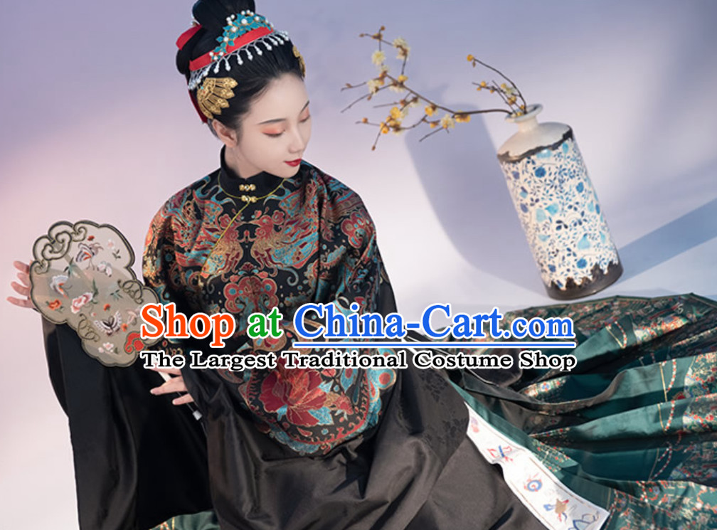 Top Classical Chinese Imperial Wedding Dress Traditional Ming Dynasty Queen Garment for Women