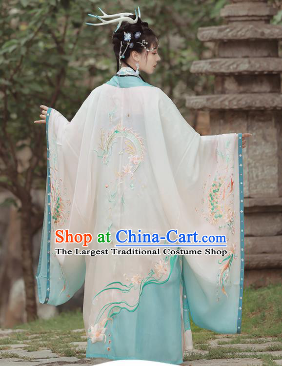 China Traditional Tang Dynasty Palace Princess Historical Garment Costumes Ancient Court Beauty Hanfu Dress Clothing