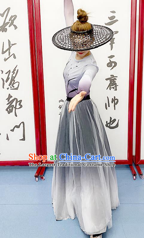 Chinese Swordsman Dance Dress Outfits Stage Performance Garments Group Dance Costume Martial Arts Performance Clothing