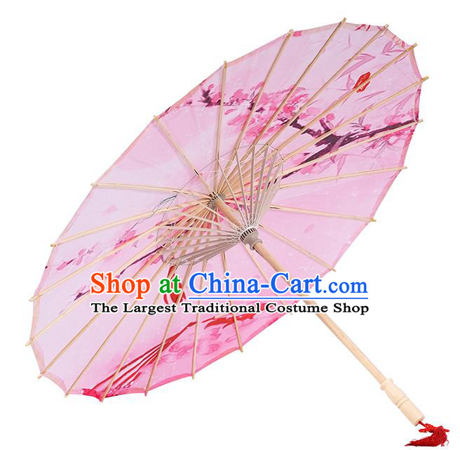 Chinese Handmade Silk Umbrella Traditional Hanfu Prop Umbrella Classical Dance Printing Umbrellas