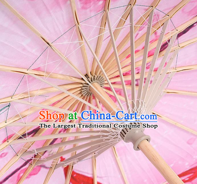 Chinese Handmade Silk Umbrella Traditional Hanfu Prop Umbrella Classical Dance Printing Umbrellas