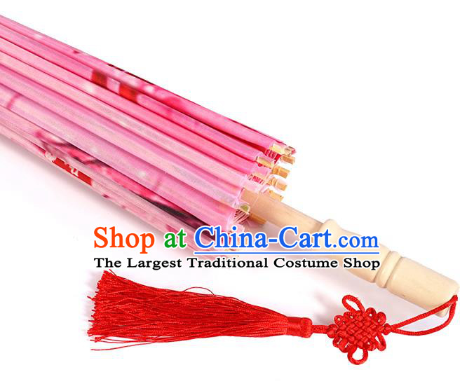 Chinese Handmade Silk Umbrella Traditional Hanfu Prop Umbrella Classical Dance Printing Umbrellas