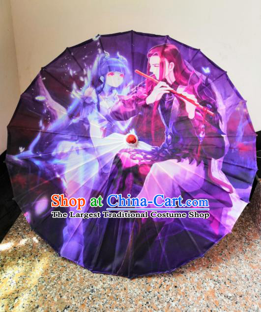Chinese Cartoon Umbrella Classical Umbrella Printing Umbrella Handmade Silk Umbrellas