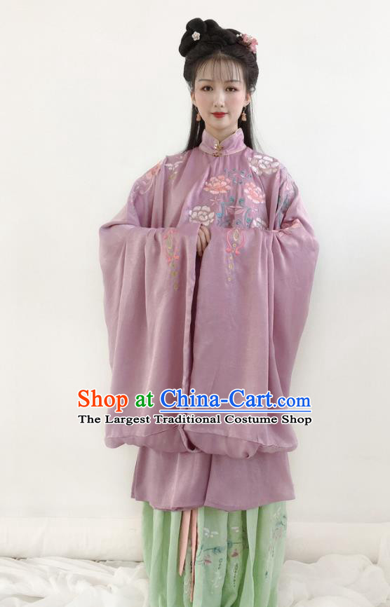 China Ancient Royal Princess Garment Costume Ming Dynasty Court Beauty Historical Clothing Traditional Nobility Lady Hanfu Dress Attire