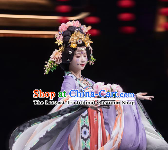 China Ancient Empress Hanfu Dress Clothing Tang Dynasty Garment Costume Traditional Court Woman Historical Apparels