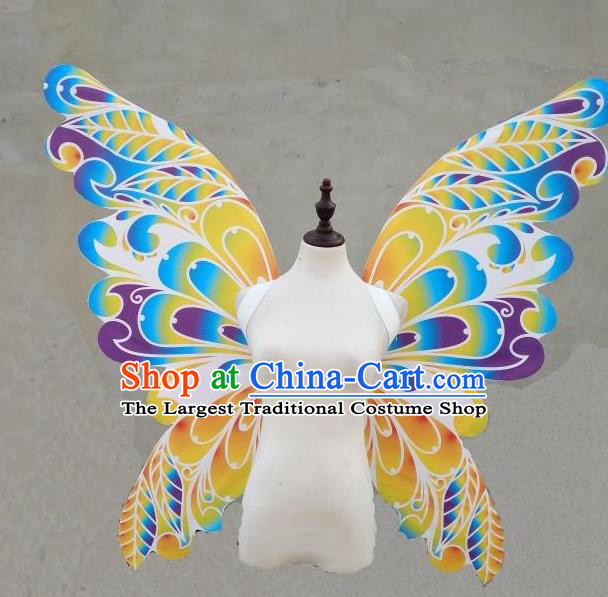 Custom Cosplay Fancy Ball Props Catwalks Butterfly Wings Halloween Performance Wear Carnival Parade Accessories Miami Stage Show Decorations