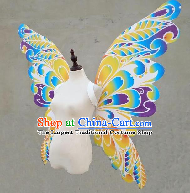 Custom Cosplay Fancy Ball Props Catwalks Butterfly Wings Halloween Performance Wear Carnival Parade Accessories Miami Stage Show Decorations