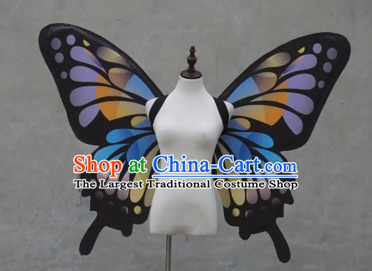 Custom Halloween Fancy Ball Wear Carnival Parade Accessories Miami Show Back Decorations Cosplay Butterfly Fairy Props Catwalks Angel Wings