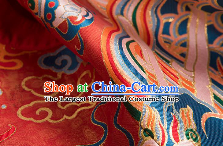 China Ancient Empress Garment Clothing Ming Dynasty Court Woman Red Hanfu Robe Traditional Wedding Historical Costumes