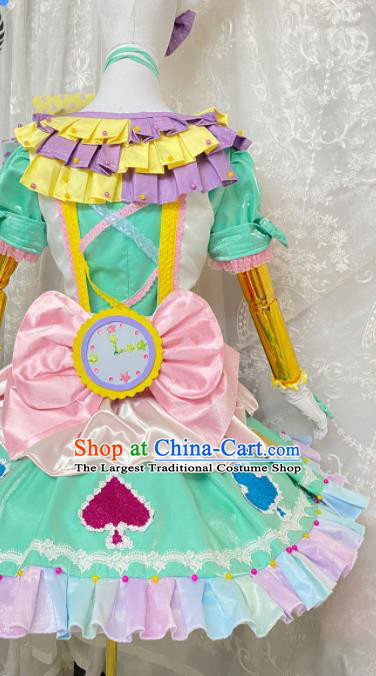 Top Christmas Performance Bunny Girl Garment Costume Cartoon Magic Girl Clothing Cosplay Angel Short Dress Outfits