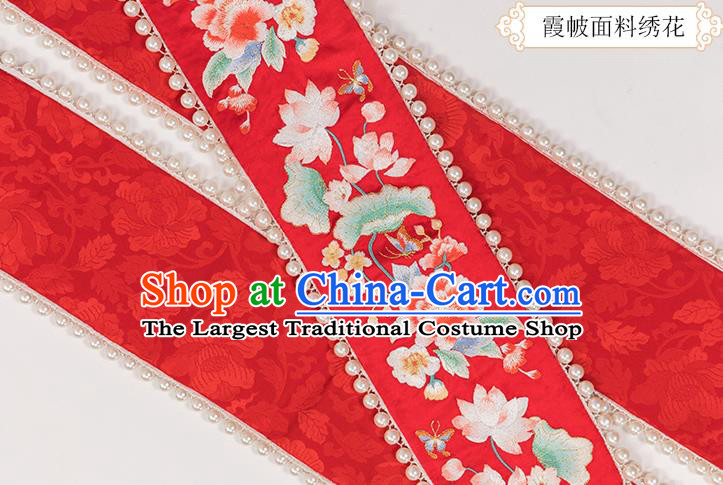 China Traditional Embroidered Wedding Hanfu Attire Song Dynasty Empress Historical Clothing Ancient Court Bride Garment Costumes