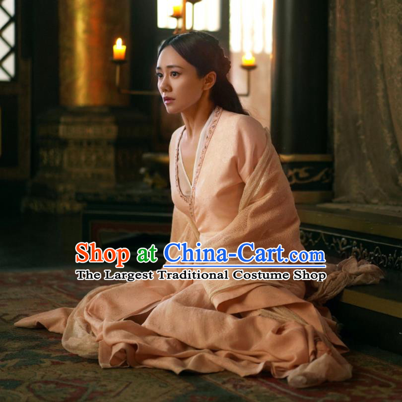 China Ancient Palace Lady Garment The Rebel Princess Su Jin Er Costumes Southern and Northern Dynasties Hanfu Dress Clothing