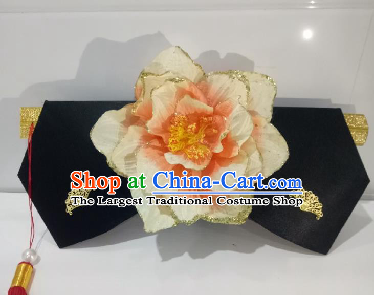 China Ancient Court Maid Hair Accessories Traditional Qing Dynasty Headdress TV Series My Fair Princess Jin Suo Giant Wing Headpiece
