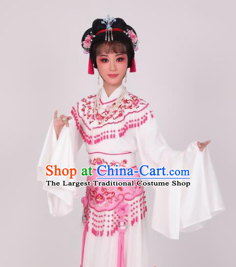 Chinese Peking Opera Hua Tan Garment Costumes Traditional Cantonese Opera Meng Lijun Dress Ancient Princess Clothing
