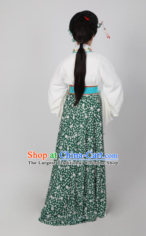 Chinese Traditional Huangmei Opera Dress Ancient Country Woman Clothing Peking Opera Hua Tan Garment Costumes