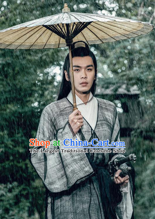 Chinese Wuxia TV Series Sword Snow Stride Xu Feng Nian Garments Ancient Young Hero Replica Costumes Swordsman Clothing