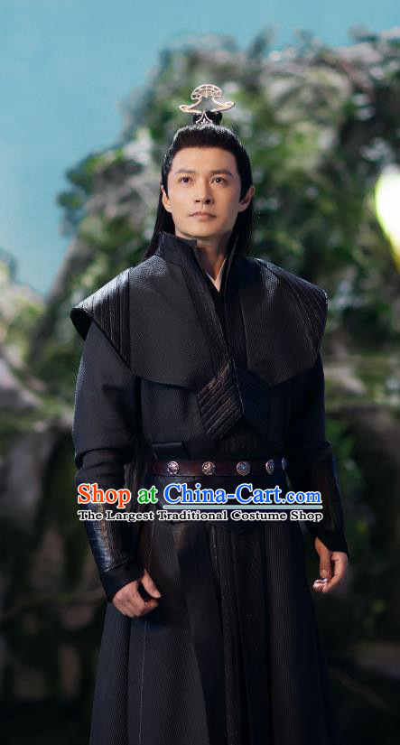 Chinese Ancient Swordsman Master Clothing Xian Xia TV Series Lord Apparel The Blue Whisper Ning Ruo Chu Garment Costumes