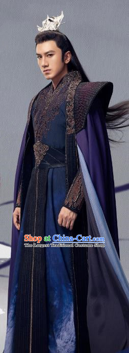 Chinese The Blue Whisper Lin Hao Qing Garment Costumes TV Series Swordsman Dresses Ancient Young Lord Clothing