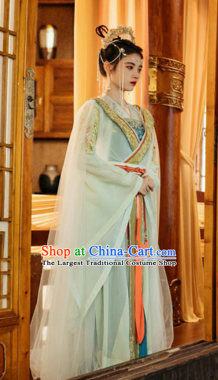 Chinese Ancient Infanta Hanfu Dress Romance Series Rebirth For You Princess Jia Nan Replica Costumes and Headpieces