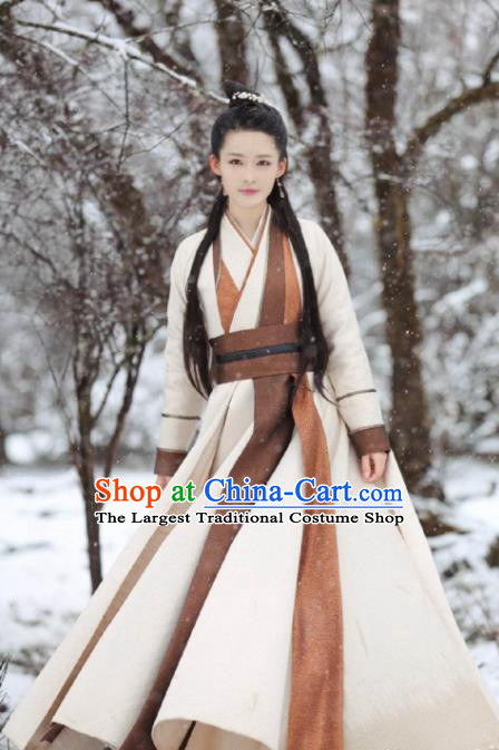 Chinese TV Series The Wolf Ma Zhaixing Replica Costumes Ancient Swordswoman Clothing Traditional Female General Garments