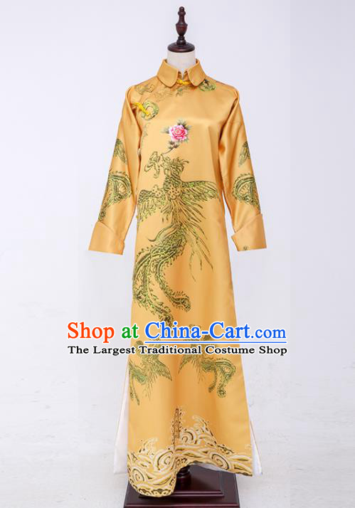 Chinese Qing Dynasty Empress Garment Costumes Ancient Court Queen Fu Cha Clothing