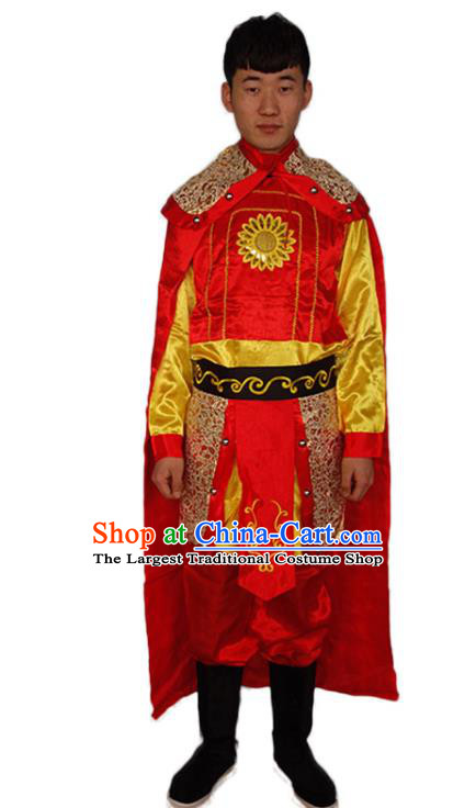 Chinese Journey to the West Clothing Handsome Monkey King Garment Costumes Traditional Sun Wukong Armor Outfit