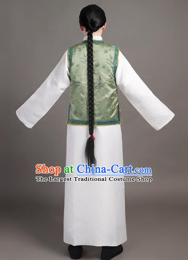 Chinese Qing Dynasty Childe Garments Ancient Landlord Clothing Traditional Costumes